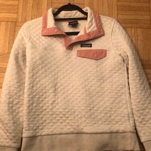 Patagonia Quilted Snap T Pullover White XS